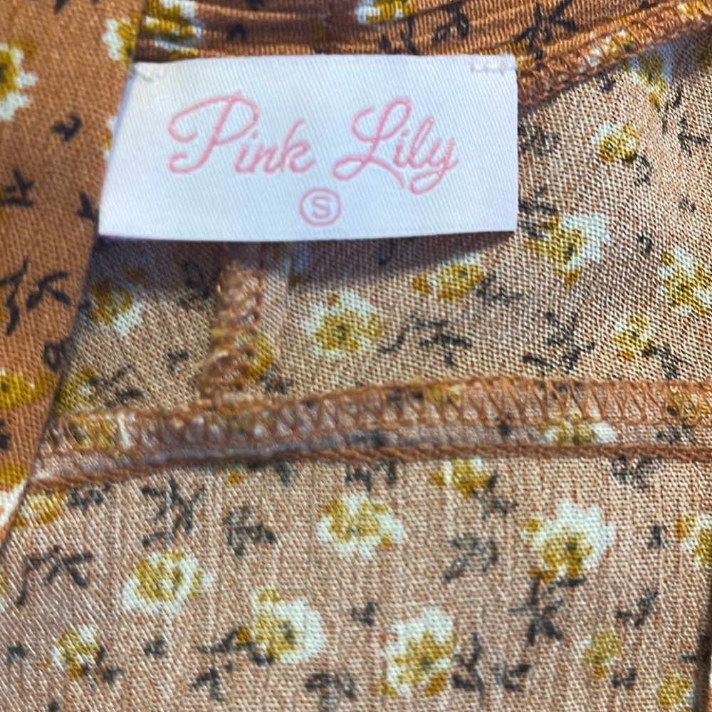Pink lily boho dress - Picture 3 of 3